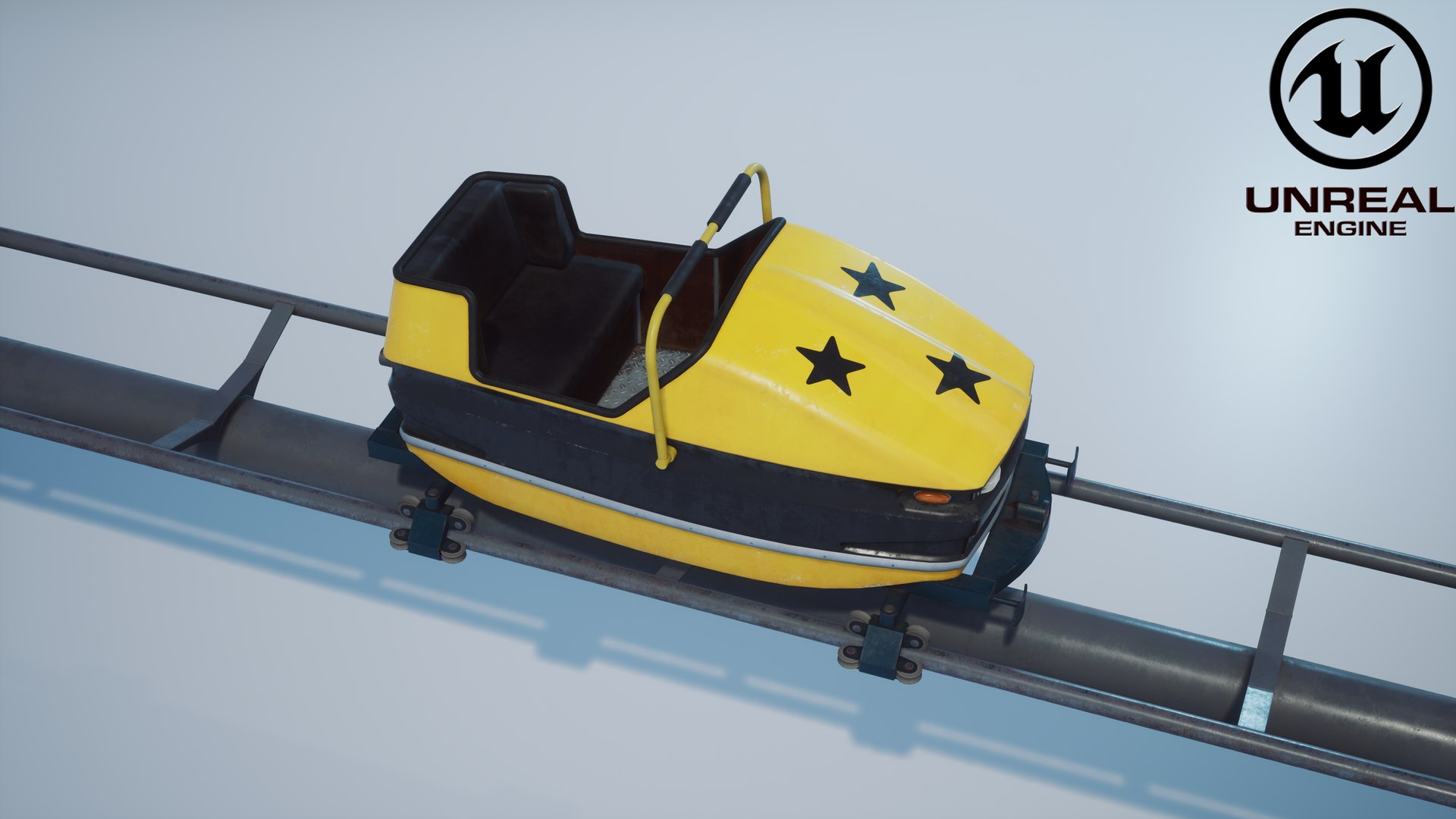 Pbr Roller Coaster Cart 3D - TurboSquid 1307975