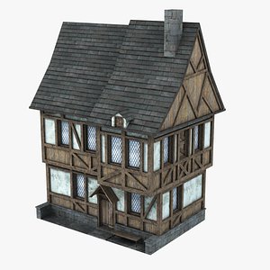 old medieval house 3d model