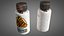 Metal Drug Medicine Vial Flask Pharmacy Bottle