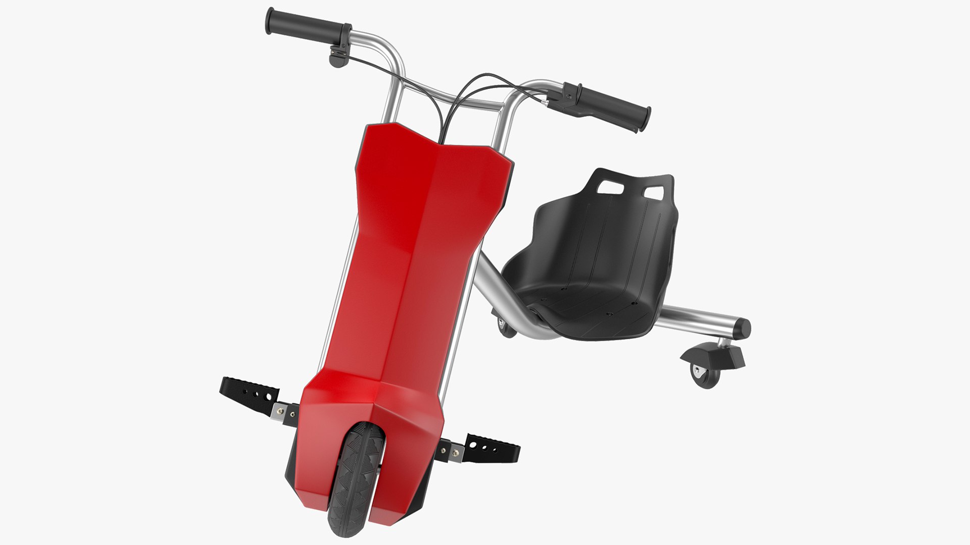 Electric Drift Tricycle Rigged 3D model preview