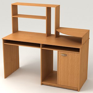 free desk 3d model