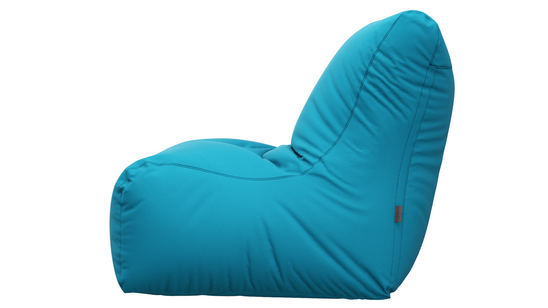 Bean Bag Seat Colorin Azure Model TurboSquid 2055465