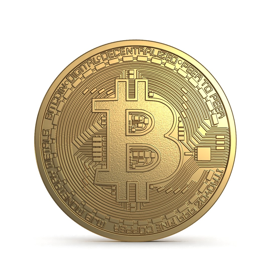 Bitcoin Coins 3dprint 3D Model - TurboSquid 1240693