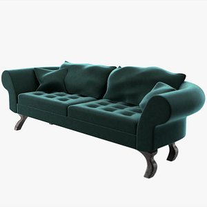 Vintage Two Seater Sofa