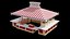 Concesión de parques temáticos o puestos de juegos 4K Low-poly modelo 3d