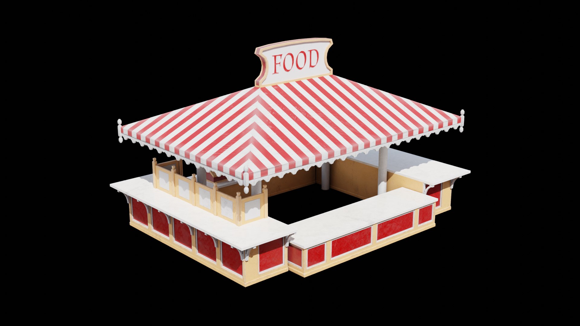3D model Theme Park Concession or Game Stands 4K Low-poly 3D model https://p.turbosquid.com/ts-thumb/gq/FIn1kU/XA/standscloseside2/png/1662843757/1920x1080/fit_q87/dd0060f939b1568ca0296be6761a613a4550c56b/standscloseside2.jpg