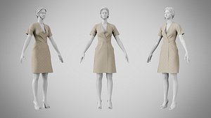 Dress 41 Pale Oyster