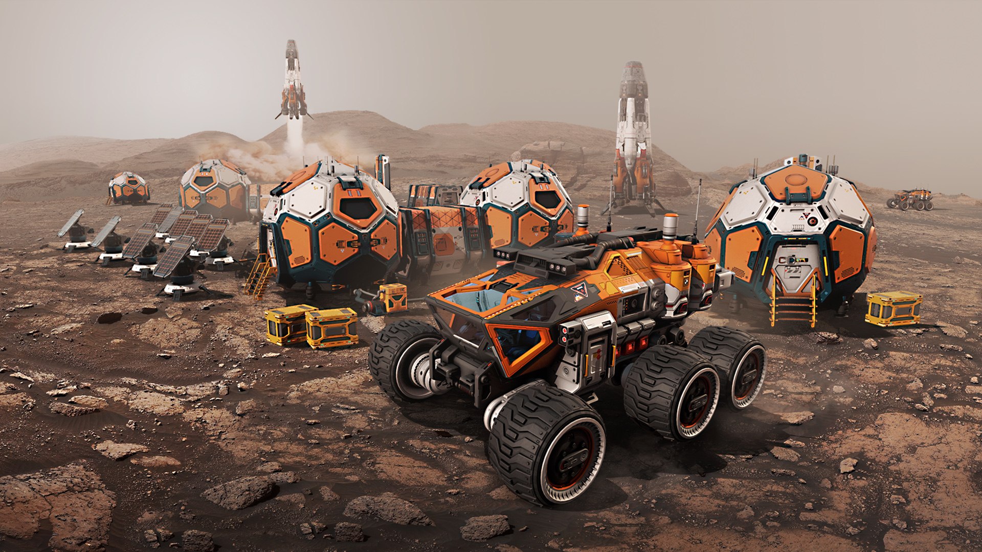 Mars Rover Rocket 3d Model Turbosquid 1273944