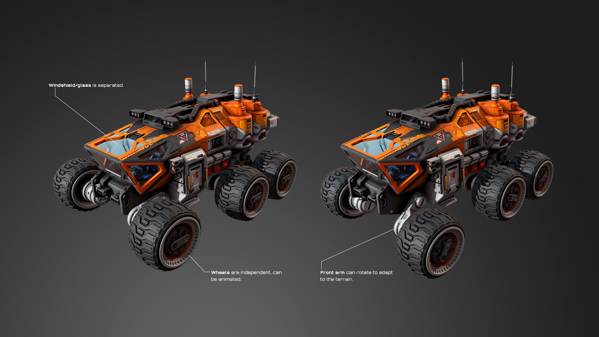 Mars Rover Rocket 3d Model Turbosquid 1273944