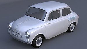 3D Mini Car Zaz 965
