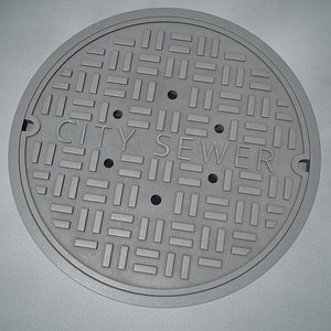 3d model manhole cover