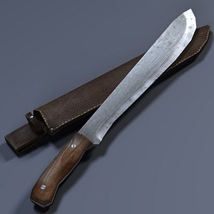 Lowpoly machete