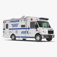 NYPD Mobile Command Center Simple Interior