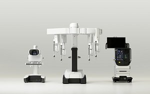 3D Surgical Robot System Da Vinci 5 Fully Rigged