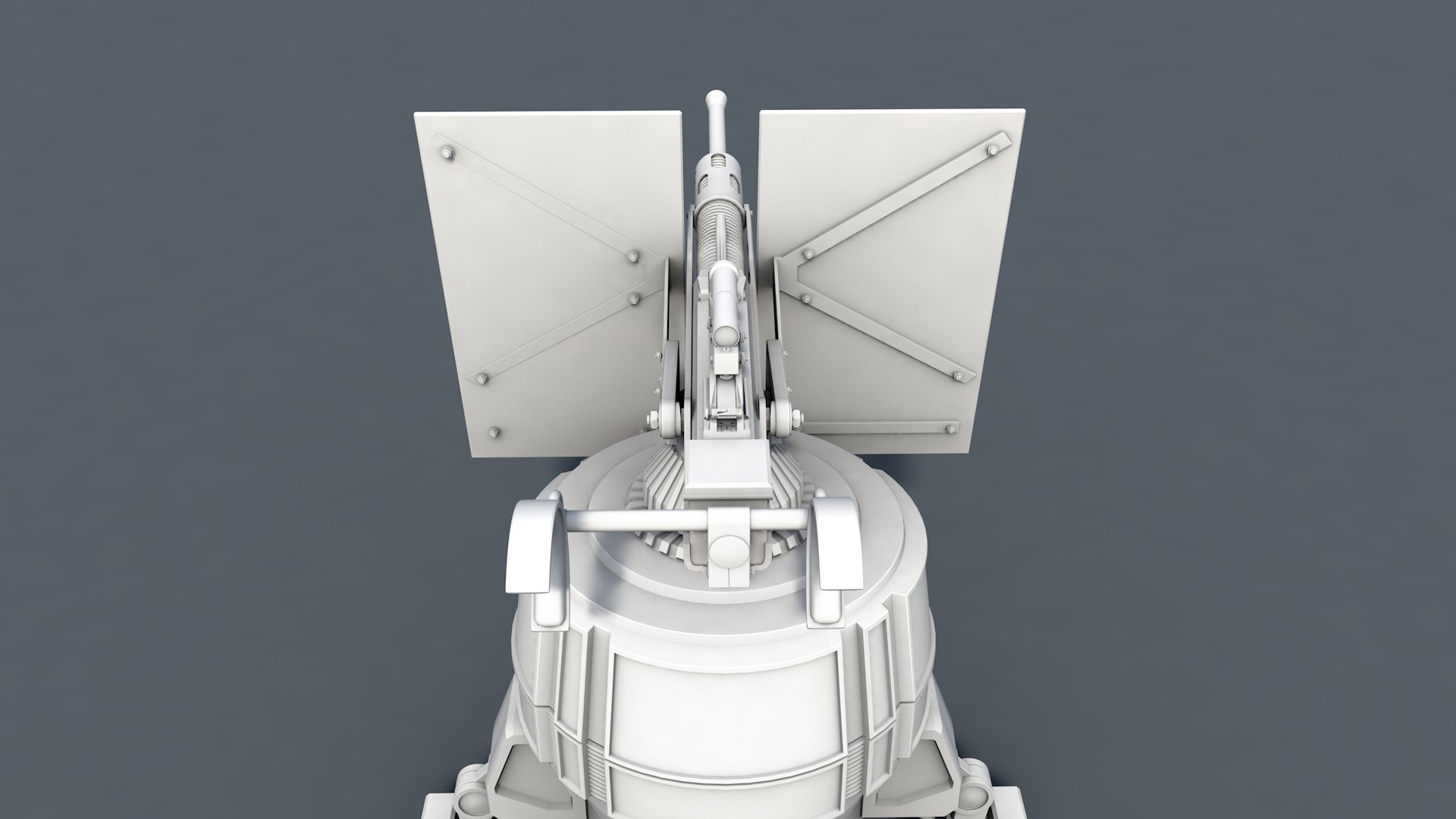 3D Model Turret Machine Gun High Poly TurboSquid 1958657