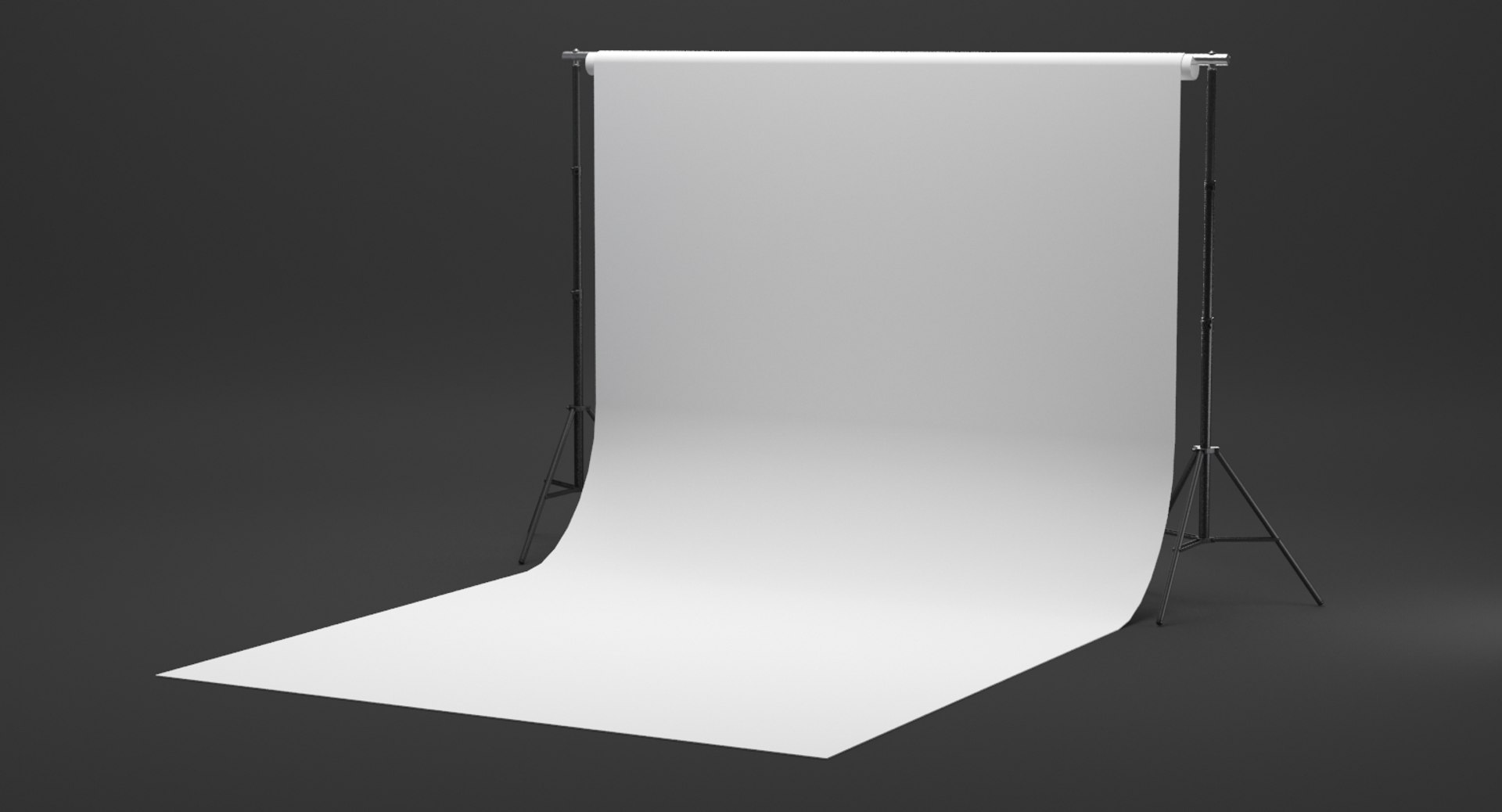 3D photo studio white backdrop model TurboSquid 1361386