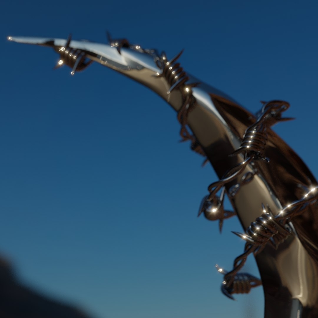 3D Crescent Moon with Barbed Wire https://p.turbosquid.com/ts-thumb/gq/YtexwT/Pl/3/jpg/1669843222/1920x1080/fit_q87/c415c38525d265d043d454b1e739e37603cb1e50/3.jpg