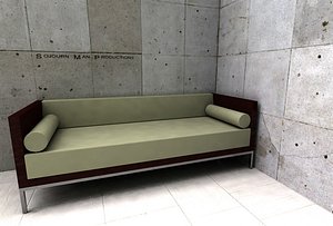 hbf sofa 3d 3ds