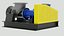 Modello 3D di una pompa assiale per l'industria chimica.
