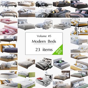 Modern Beds set 23 items