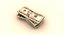 euros dollars 3D model