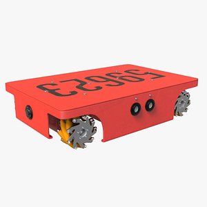 mecanum mobile robot 3D model