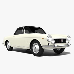 3D Fiat 1600 S Convertible