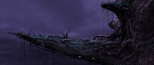 Fantasy Cliff Scene