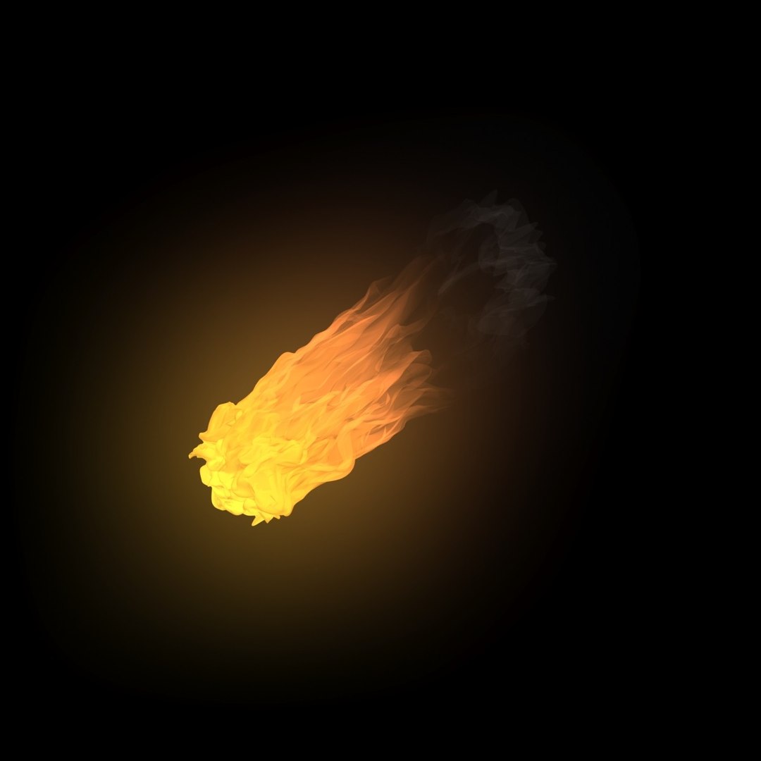 3d Model Animating Fireball