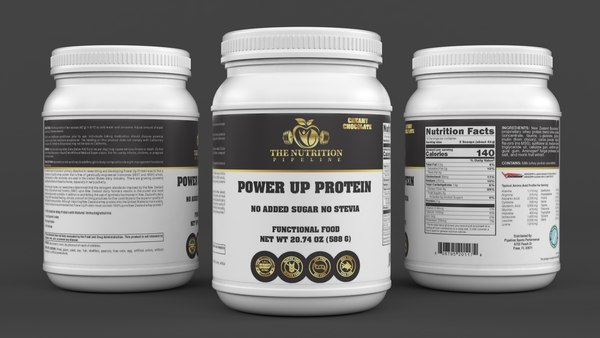 3D Protein Powder model