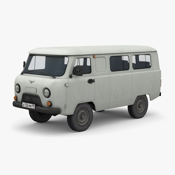 Modelo 3d Uaz 26 Bukhanka Turbosquid