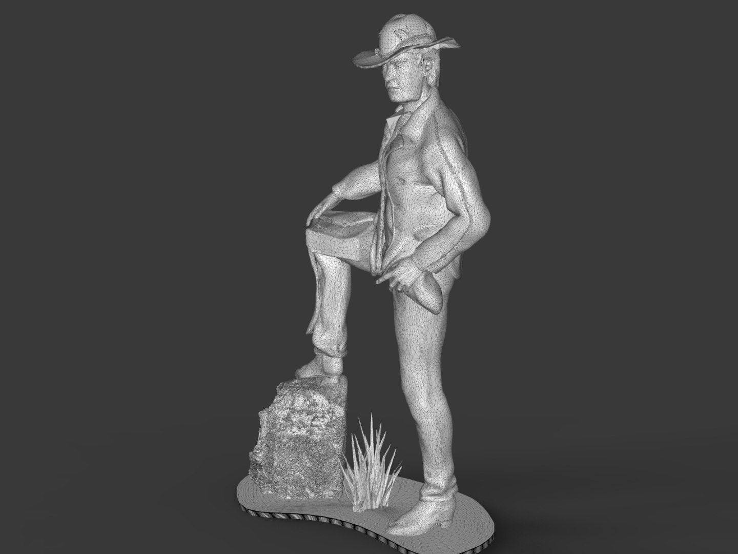 Rdr2 Arthur Sculpture 3D Model TurboSquid 1618929