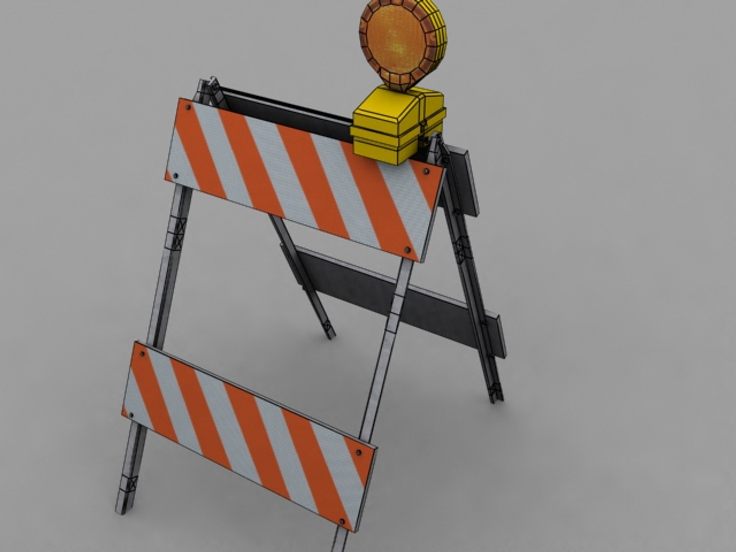 Road Pylon 3d Model