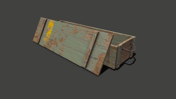 Weapon Crate Low-poly PBR 3D model