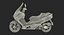 Scooter Motorcycles Rigged 3D Models Collection