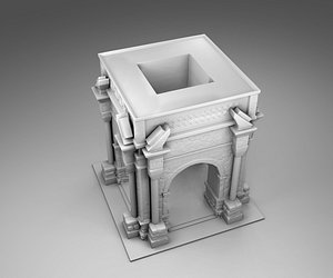 greek arch 3D model