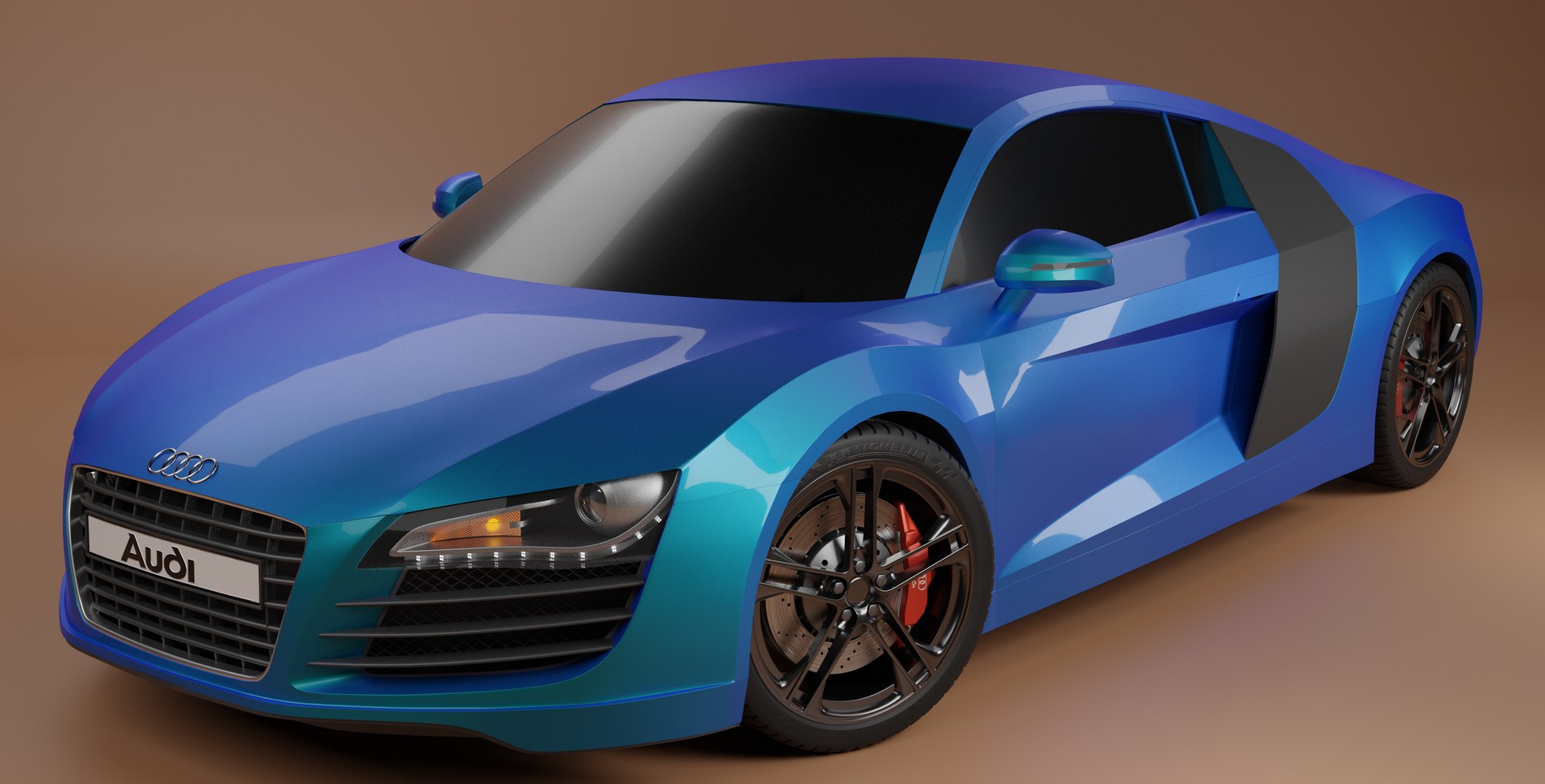3D model audi r8 exterior - TurboSquid 1643495