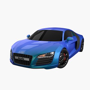 3D model audi r8 exterior