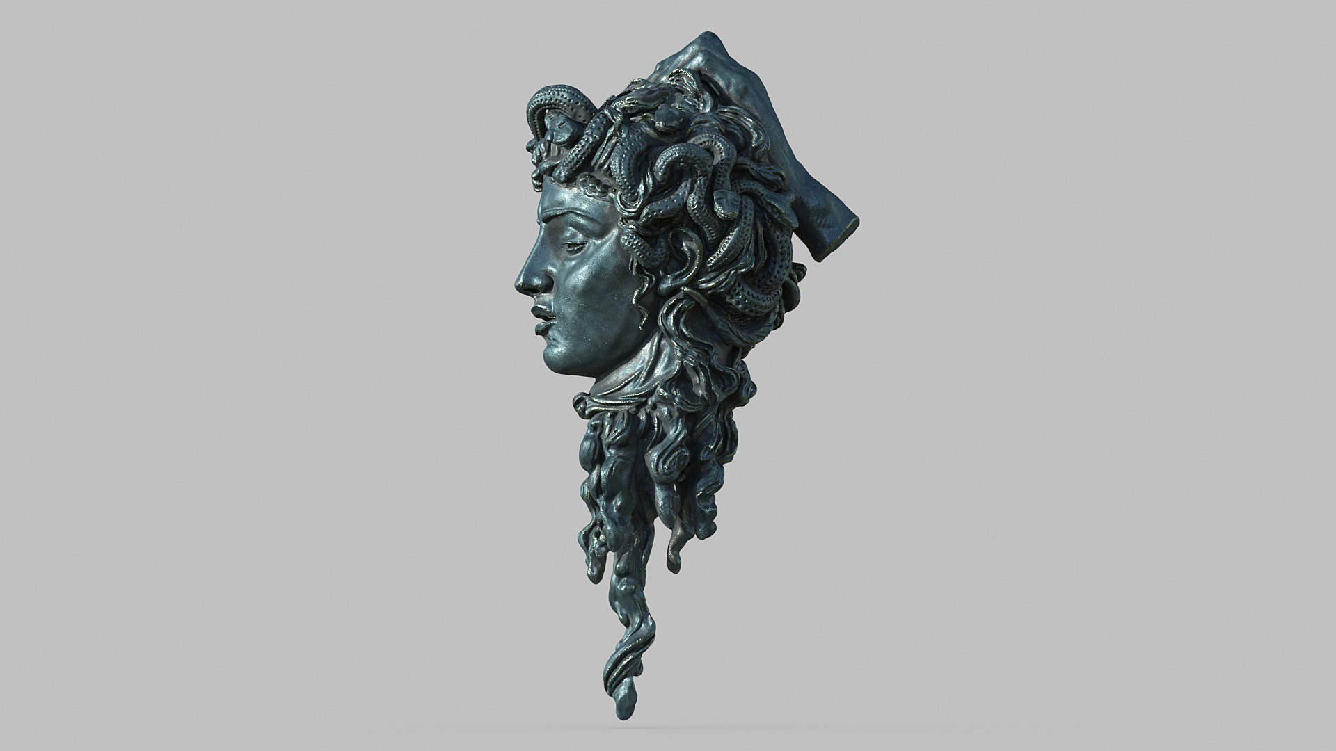 Medusa Head Bust 3d Model Turbosquid 1717604