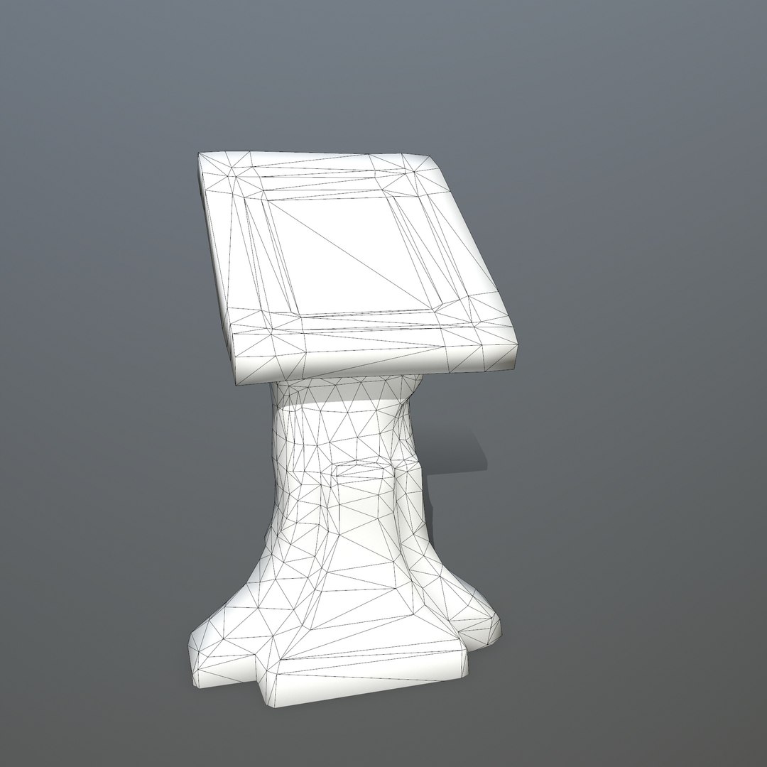 Lectern 3D Model - TurboSquid 1661016