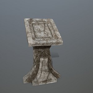 lectern 3D model