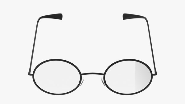 modelo 3d Glasses round - TurboSquid 1949181