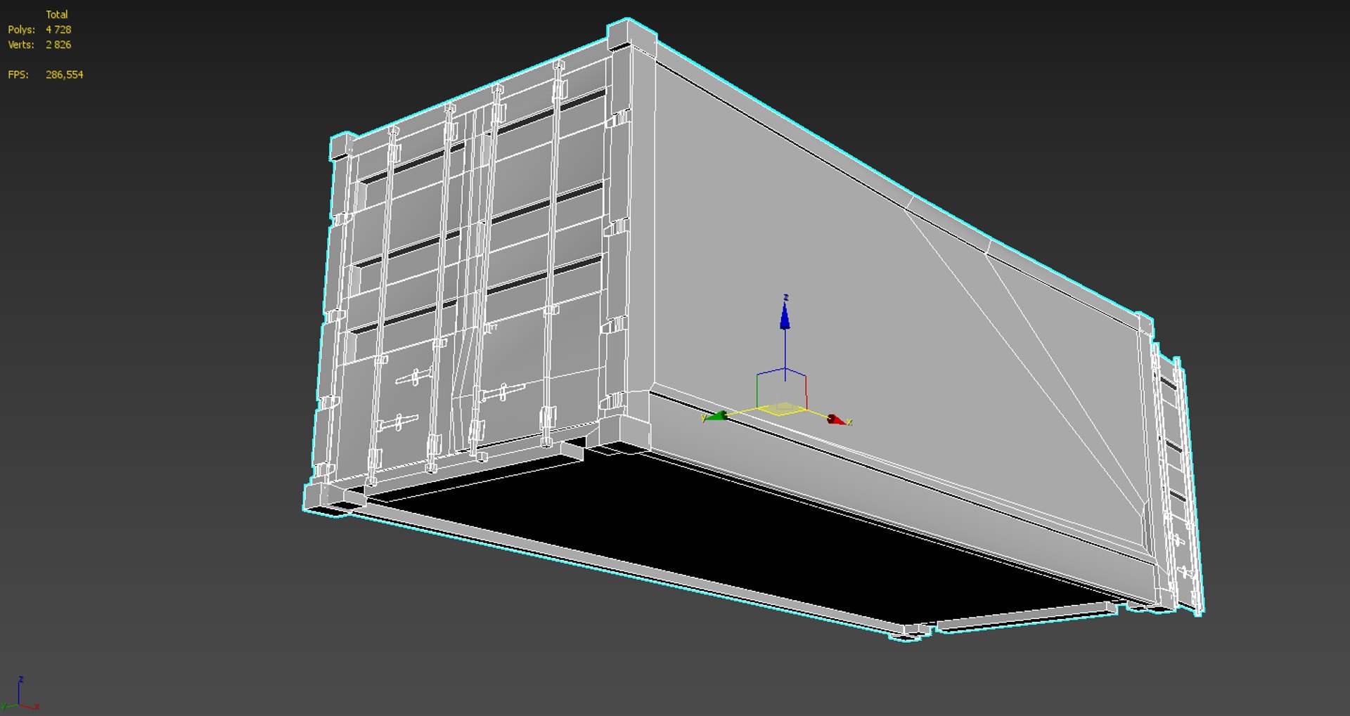 obj cargo container