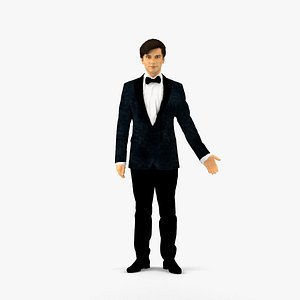 Boy in suit with bow-tie 0462