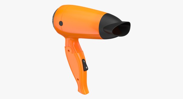 Hair dryer orange model - TurboSquid 1340188
