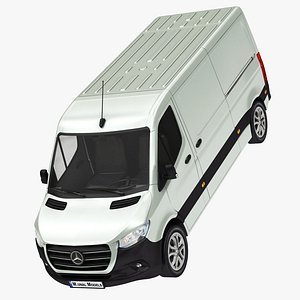 realistic mercedes sprinter fwd 3D