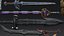 Semi Stylized Fantasy Weapon Pack 2 3D model