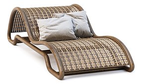 Capri chaise lounge CF3 by Bpoint Design 3D
