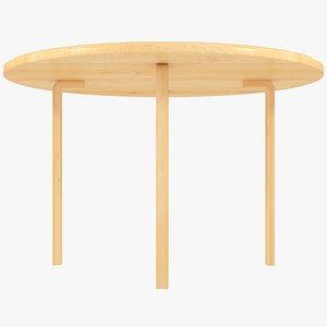 3D model minimalist clear artek alvar aalto