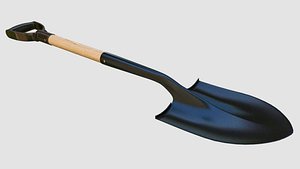 3d spade shovel